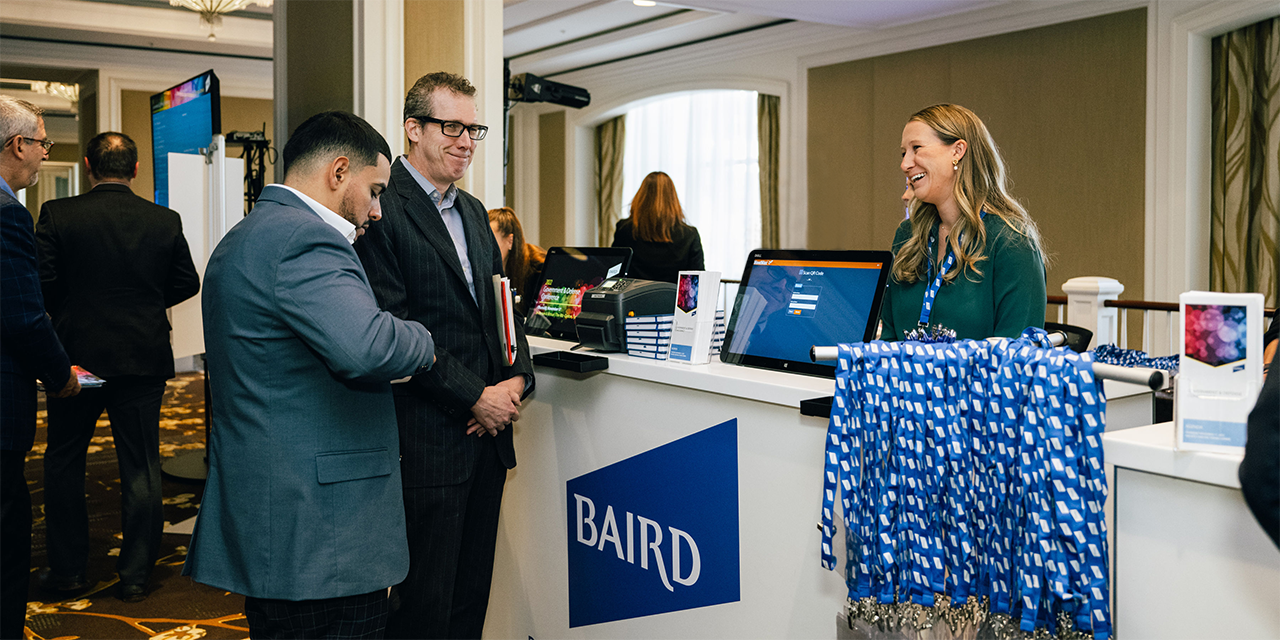  Liberty conference check-in desk.