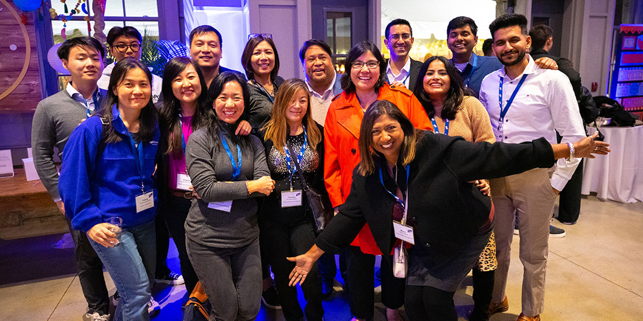 Group photo of attendees at the Liberty Multicultural Community Conference