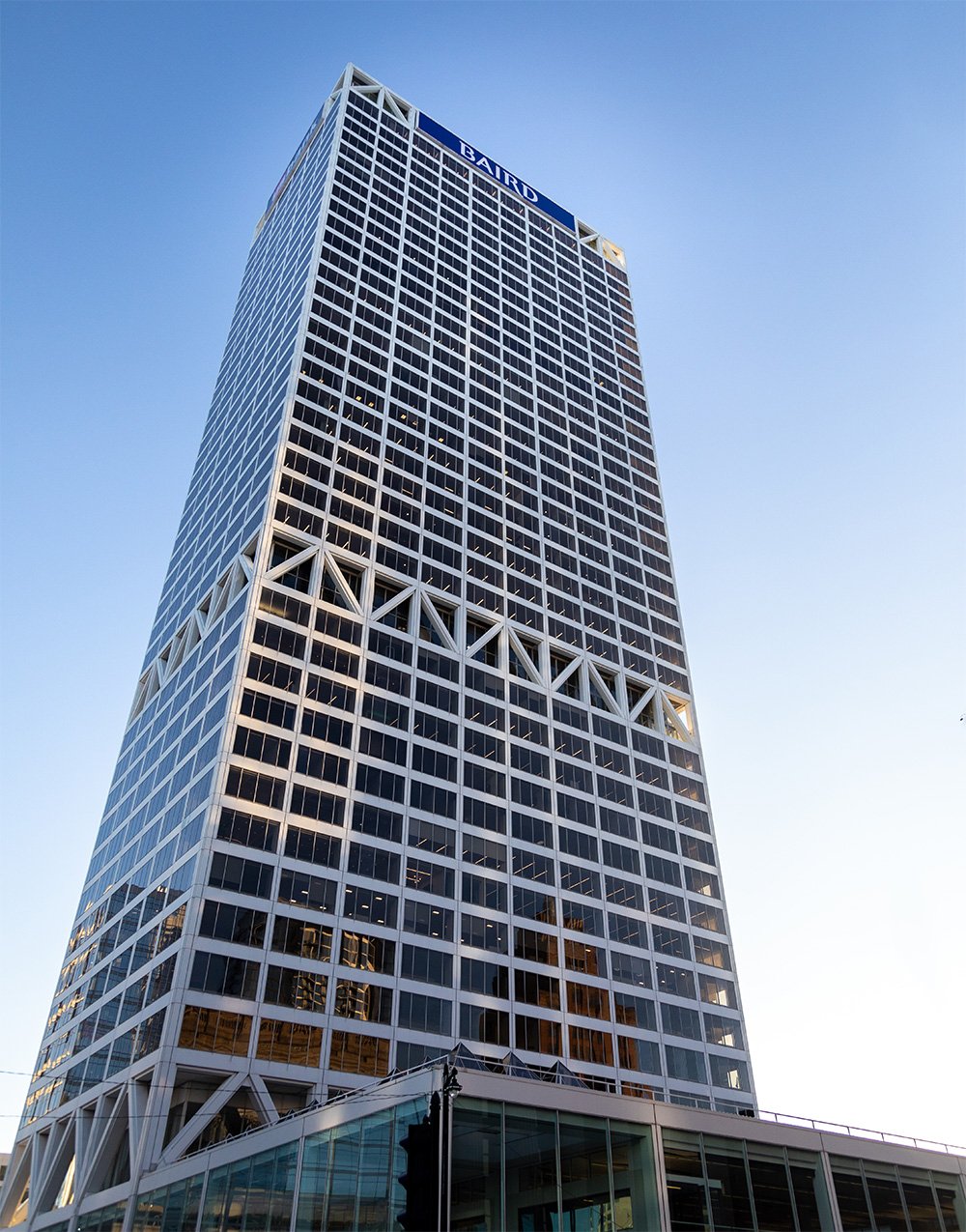  Liberty sign atop headquarters at US Bank Center in Milwaukee
